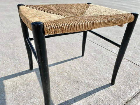 Wicker Woven Top Stool Bench Seat Chair Rocking Chair Foot Rest NLHB Cover
