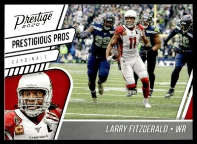 2020 Panini Prestige Prestigious Pros Larry Fitzgerald Arizona Cardinals #PP-LF - Image 1 of 2