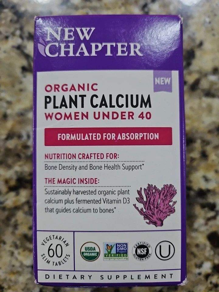 Nuevo Capítulo Planta Orgánica Calcio Mujeres Menores de 40 Suplemento 60 Comprimidos 4/24 Foto 1 de 1