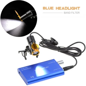 5W Dental Metal Clip LED Headlight High Power Lamp+Light Shield DY-007 Blue CE - Picture 1 of 20