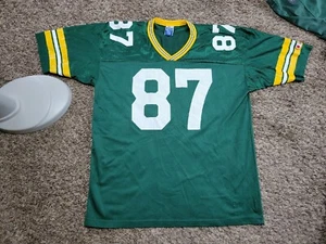 Vtg Robert Brooks Green Bay Packers NFL Champion Jersey Sz Men's 48 XL - Picture 1 of 8