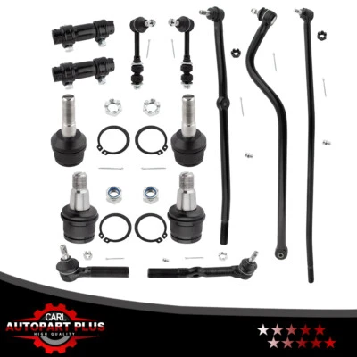 13Pcs Front Ball Joints Sway Bars Track Bar Tie Rods Kit For Dodge Ram 2500 3500 - Imagem 1 de 4