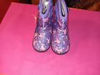 New Bogs Size 7M Girls Toddler Violet Multi  Unicorn Boots.
