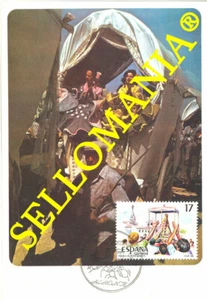 1986 TARJETA MAXIMA CARD ROMERIA DEL ROCIO ALMONTE HUELVA FIESTAS 2842 TC22738 - Imagen 1 de 1