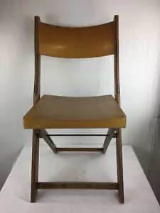 Holz Klappstuhl Stuhl Vintage Design 1960er Jahre Buche massiv - Bild 1 von 24