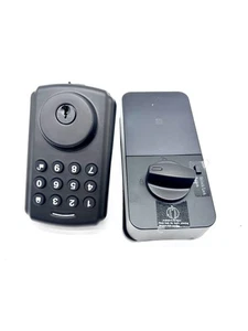 Chautday Keypad Deadbolt With Door Knob - Matte Black Model TS02 - Picture 1 of 6