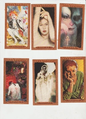SANDMAN (Skybox 1994) "The Endless"  very rare full set of 7 gold foil cards - Image 1 of 2