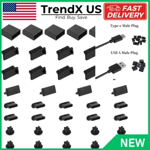 40 Stück 5 Arten USB Anti Staubschutz Stecker, USB Typ-C Staubstopper, USB Staubanschluss - Bild 1 von 8