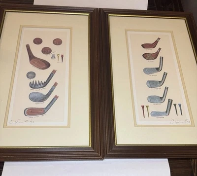 The Evolution of Golf Equipment Signed Double Matted Beautiful Pro Framed - Image 1 of 4