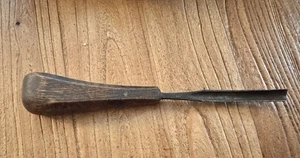 Antike Holzschnitzerei Rückseite gebogen Hohlbeitel Stechbeitel Gussstahl 8 1/2 "lang (4" Sweep) - Bild 1 von 15
