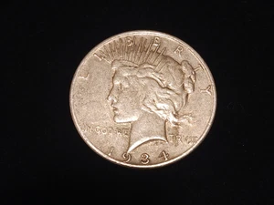 1934~S PEACE DOLLAR - FINE / FINE / VERY FINE CONDITION - Bild 1 von 2