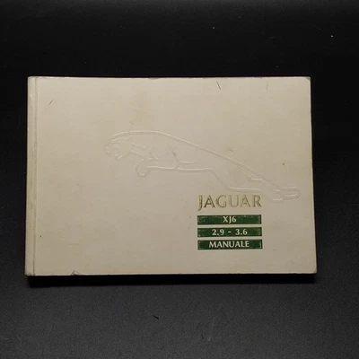 Libretto uso manutenzione Jaguar X16 2,9 e 3,6 anno 1985 - Immagine 1 di 4