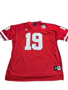 Adidas Nebraska Huskers #19 Home Jersey Men’s 2XL - Picture 1 of 5
