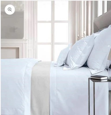 Juego de funda nórdica Yves Delorme Roma Nacre con fundas estándar nuevo Foto 1 de 4