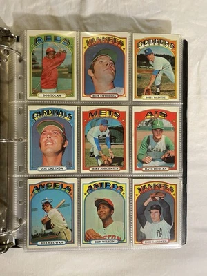 Lote de 240 tarjetas de béisbol Topps 1972 ≈ sin repeticiones Foto 1 de 4