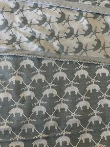 Brooks Brothers 66% Seide, 34% Kaschmir Schal mit klassischem Lamm Logo, RAR - Bild 1 von 4