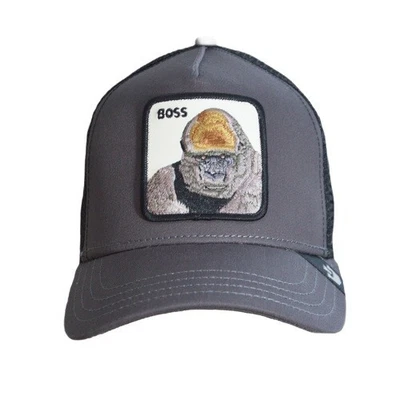 [101-0512] Gorra Ajustable "BOSS" Goorin Bros Carbón The Boss Nueva Con Etiquetas Foto 1 de 3