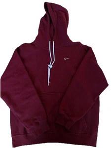 Nike NikeLab NRG Heavyweight Fleece Hoodie Maroon Men’s Size L Large CD6393-677 - Picture 1 of 4