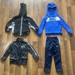 Nike Boys 4 & 4T Athletic Pants And Jackets Lot Of 4 - Picture 1 of 9