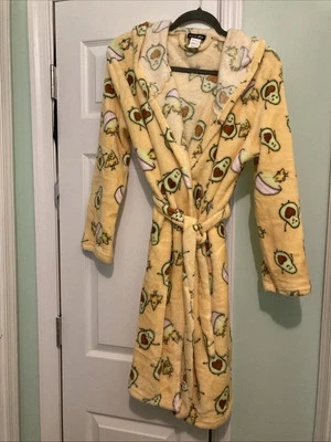 Em & Alfie Hoodie Housecoat, Long Sleeves, Belts Pockets One Size Fits All, New - Image 1 of 4