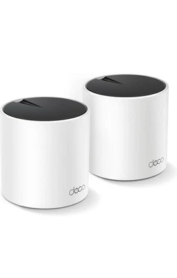 TP-Link Deco X55 AX3000 Whole Home Mesh Wi-Fi 6 System ( 2-Pack ) 4500 Sq. Feet - Image 1 of 4