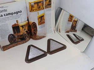 TRATTORI VARI RIMORCHIO EPOCA - CATADIOTTRI TRIANGOLO BIANCO CATALUX  - Picture 1 of 1