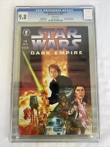 Star Wars Dark Empire #1 CGC 9.8 Dark Horse Dave Dorman Cam Kennedy Tom Veitch - Picture 1 of 18