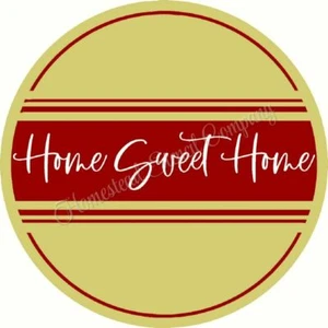 PLANTILLA REUTILIZABLE 9793 Z 18" Circle Home Sweet MYLAR PLANTILLAS - HÁGALO USTED MISMO Colgador de puerta - Imagen 1 de 1