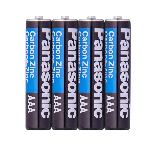 Panasonic UM4NPA4B AAA Super Heavy Duty Batteries - 4 Count