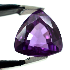 Rare 5.15 CT Stunning Iolite Blue Purple Natural Certified Gemstone Trillion Cut