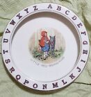 1800-1900s LITTLE RED RIDING HOOD ABC Porridge Cereal Stoneware Porcelain