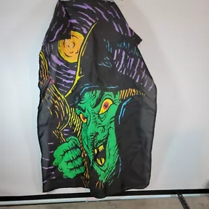 vintage Halloween witch Flag 29x40" creative Enterprises Double-sided see descri - Picture 1 of 8