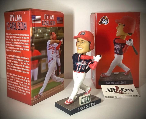 2020 PEORIA CHIEFS DYLAN CARLSON SGA PROMO BOBBLEHEAD CARDINALS ~ NIB Cover