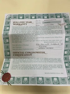 Original Vintage Rolex Watch 68623/ U682657 Used Certificate Guarantee R35 - Picture 1 of 10