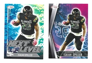 2022 SAGE HIT #21 #62 SILVER RC Isaiah Spiller Los Angeles Chargers Football - Picture 1 of 2
