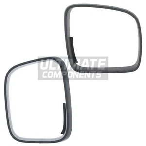 VW Transporter T5 Van 2003-2010 Wing Door Mirror Trim Primed 1 Pair Left & Right - Picture 1 of 12