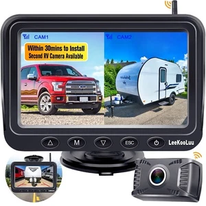 LeeKooLuu Wireless Backup Camera HD 1080P Waterproof Truck Car Mini-RV Back U... - Picture 1 of 8