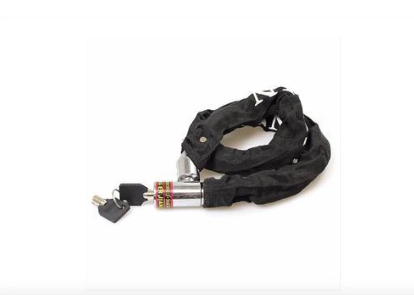 Bike Bicycle Chain Lock With Keys Outdoors Or Indoors - Image 1 of 1