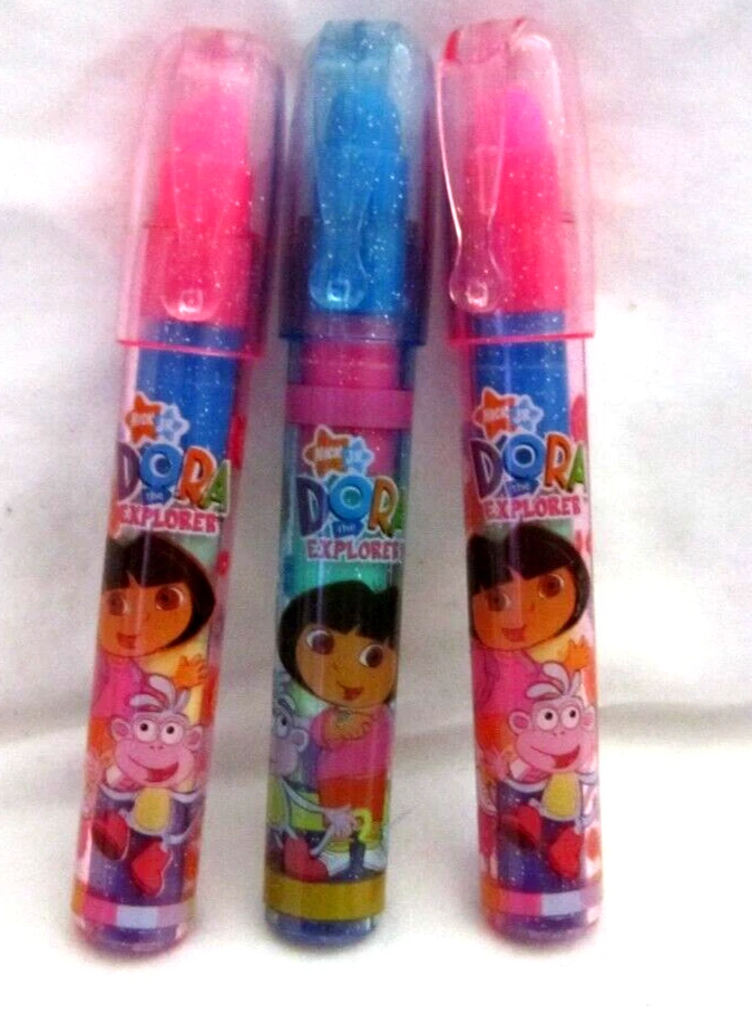 Juego de tres gomas de borrar perfumadas apilables para niños Dora la Exploradora de 4,5" - ¡Nuevo! AR4S Foto 1 de 1