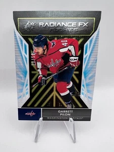 Garrett Pilon - 2021-22 SPx Radiance F/X Rookies #RFX-89 Gold /50 Capitals RC SP - Picture 1 of 3
