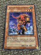 Yu-Gi-Oh! Elephant Statue Of Disaster 1st Edition Nm AST-074