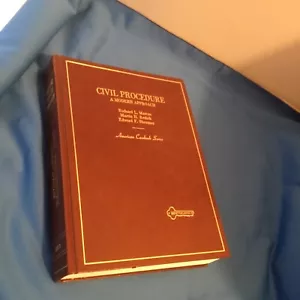 Civil Procedure: A Modern Approach (American Casebook Series) 0314493492 - Picture 1 of 3