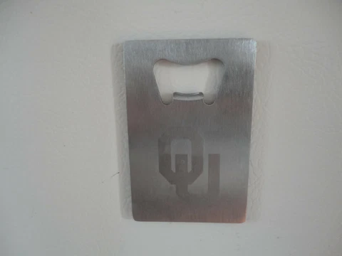 Oklahoma Sooners fridge magnet bottle opener pre owned Cover