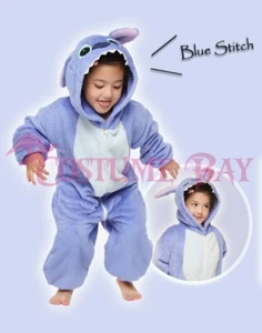 Stitch Animal Onesie Kigurumi Pajamas Unisex Pyjamas Sleepwear Cosplay Costume - Picture 1 of 8