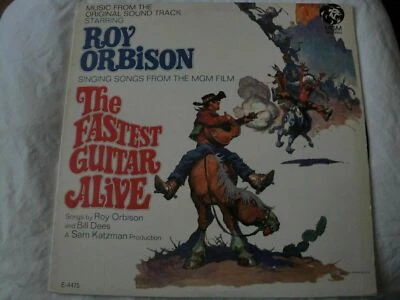 SOUND TRACK STARRING ROY ORBISON THE FASTEST GUITAR ALIVE VINYL LP 1967 MGM REC. - Image 1 of 3