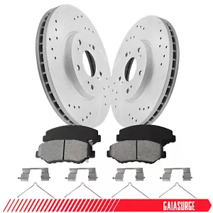 300mm Front Disc Brake Rotors And Ceramic Pads Kit For 2003-2008 Honda Pilot - Picture 1 of 16