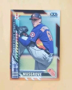 2016 Bowman Chrome Orange /25 Joe Musgrove #BSU-JM Scouts Top 100 SSP Rookie RC  - Bild 1 von 4