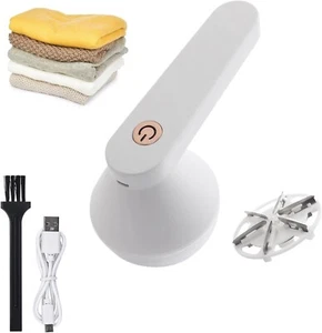 Hill Electric Lint Remover Portable Pill Fuzz Fabric Shaver Lint Remove, White - Picture 1 of 9