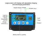 Car 12/24V 40A Auto Solar Charge Controller Auto Work PWM With LCD Dual USB 5V
