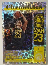 Lauri Markkanen 2022-23 Panini Chronicles 1/8 T-mall Asia Stripe Gold Jazz #19